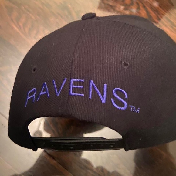 VTG 1996 Baltimore Ravens Spellout Eastport NFL Adjustable Snapback Cap Hat OSFA - Picture 3 of 3